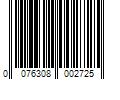 Barcode Image for UPC code 0076308002725