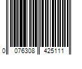 Barcode Image for UPC code 0076308425111