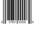 Barcode Image for UPC code 007631000089