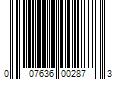 Barcode Image for UPC code 007636002873