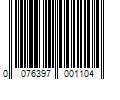 Barcode Image for UPC code 0076397001104