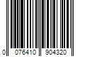 Barcode Image for UPC code 0076410904320