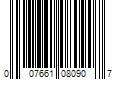 Barcode Image for UPC code 007661080907