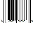 Barcode Image for UPC code 007662000065