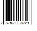 Barcode Image for UPC code 0076694000046