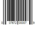 Barcode Image for UPC code 007672000079