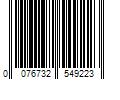 Barcode Image for UPC code 0076732549223