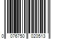 Barcode Image for UPC code 0076750020513