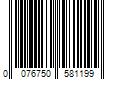 Barcode Image for UPC code 0076750581199