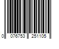 Barcode Image for UPC code 0076753251105