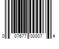 Barcode Image for UPC code 007677000074