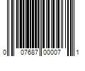 Barcode Image for UPC code 007687000071