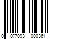 Barcode Image for UPC code 0077093000361