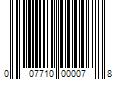 Barcode Image for UPC code 007710000078