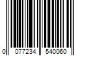 Barcode Image for UPC code 0077234540060