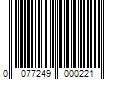 Barcode Image for UPC code 0077249000221