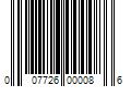 Barcode Image for UPC code 007726000086