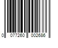 Barcode Image for UPC code 0077260002686