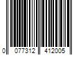 Barcode Image for UPC code 0077312412005