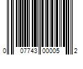 Barcode Image for UPC code 007743000052