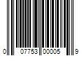 Barcode Image for UPC code 007753000059