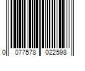 Barcode Image for UPC code 0077578022598