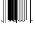 Barcode Image for UPC code 007776000067