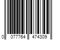 Barcode Image for UPC code 0077764474309