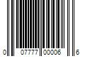 Barcode Image for UPC code 007777000066