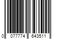 Barcode Image for UPC code 0077774643511