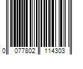 Barcode Image for UPC code 0077802114303