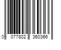 Barcode Image for UPC code 0077802360366