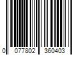 Barcode Image for UPC code 0077802360403