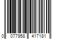 Barcode Image for UPC code 0077958417181