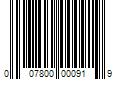 Barcode Image for UPC code 007800000919