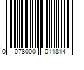 Barcode Image for UPC code 0078000011814