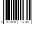 Barcode Image for UPC code 0078000012149