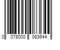 Barcode Image for UPC code 0078000083644