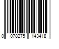 Barcode Image for UPC code 0078275143418