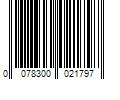 Barcode Image for UPC code 0078300021797