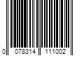 Barcode Image for UPC code 0078314111002