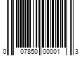 Barcode Image for UPC code 007850000013