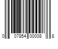 Barcode Image for UPC code 007854000088