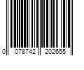 Barcode Image for UPC code 0078742202655