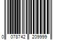 Barcode Image for UPC code 0078742209999