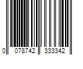 Barcode Image for UPC code 0078742333342