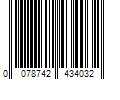 Barcode Image for UPC code 0078742434032