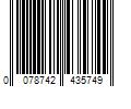 Barcode Image for UPC code 0078742435749