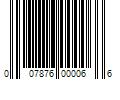 Barcode Image for UPC code 007876000066