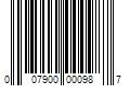 Barcode Image for UPC code 007900000987